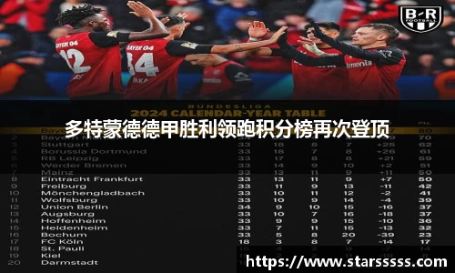 多特蒙德德甲胜利领跑积分榜再次登顶